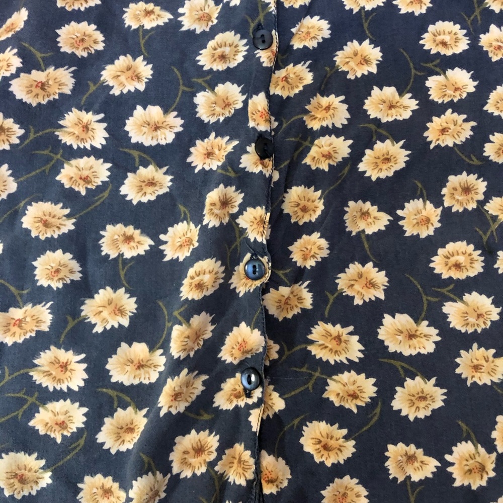 Vintage front buttoned skirt